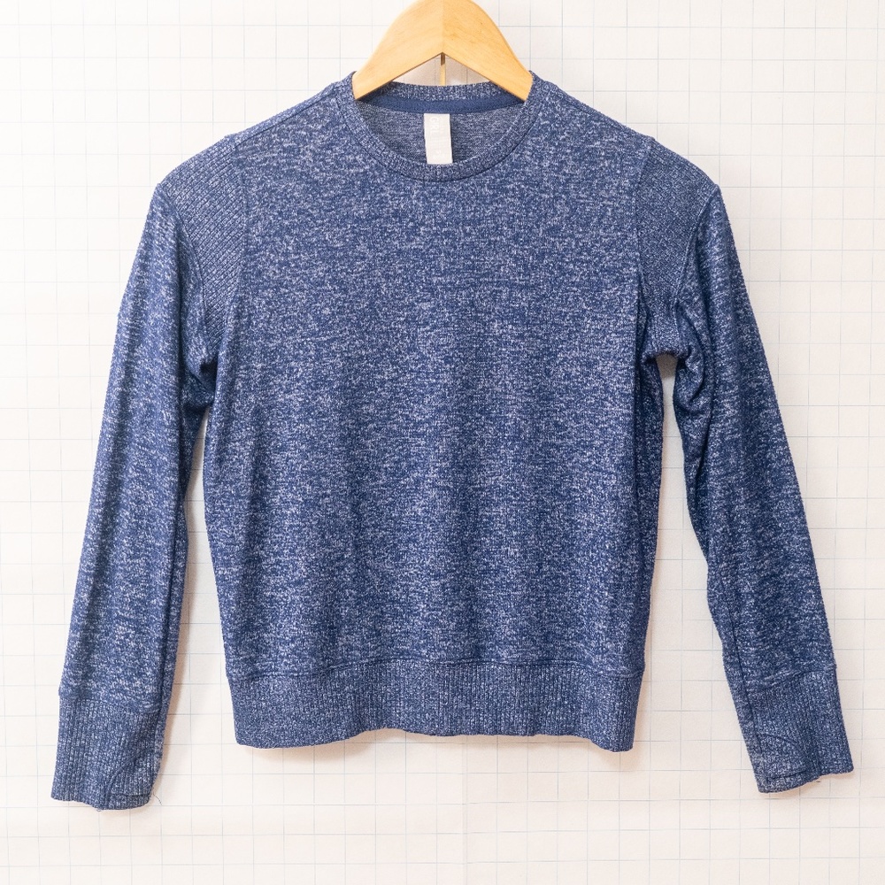 Athleta Girl Navy Blue Lightweight Sweater/Sweatshirt - Size M (8-10)